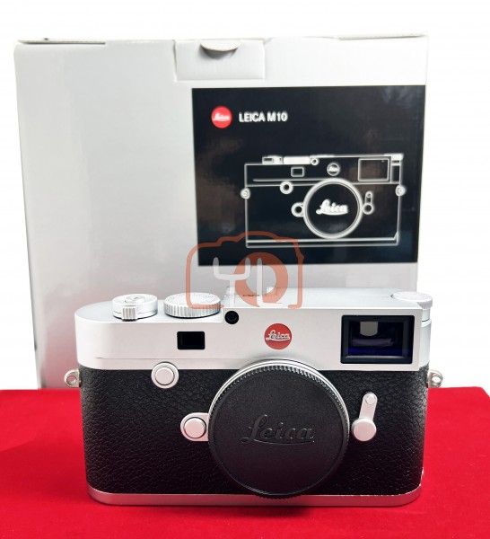 [USED-PJ33] Leica M10 Body (Silver) 20001, 95% Like New Condition (S/N:5153123)