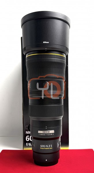 [USED-PJ33] Nikon 600mm F6.3 S VR Z, 95% Like New Condition (S/N:20005807)