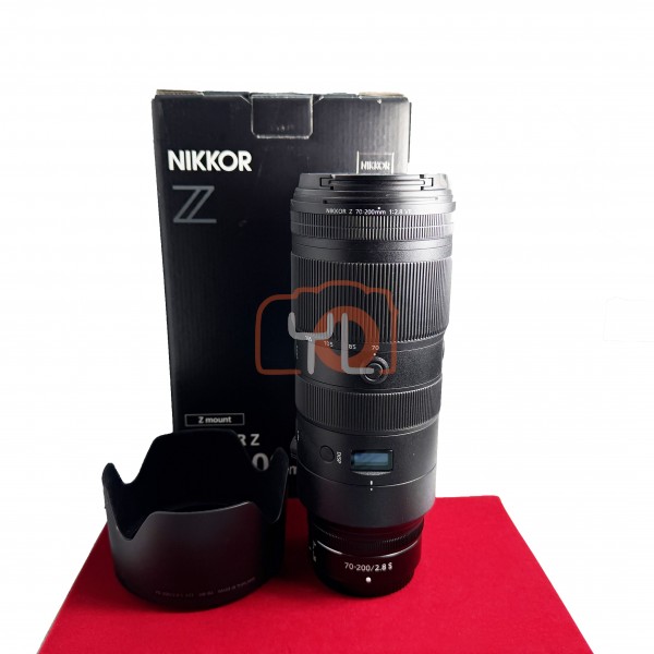[USED-PJ33] Nikon 70-200mm F2.8 S VR Z, 95% Condition Like New (S/N:20068802)