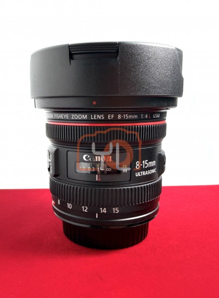 [USED-PJ33] Canon 8-15mm F4 L Fisheye USM EF , 95% Like New Condition (S/N:8000000073)