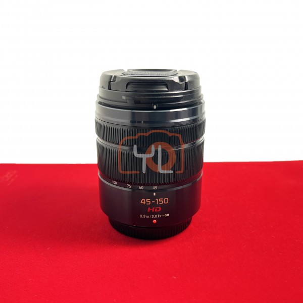 [USED-PJ33] Panasonic 45-150mm F4-5.6 Lumix G  HD Vario Mega OIS ASPH , 90% Like New Condition (S/N:XA2JA005476)