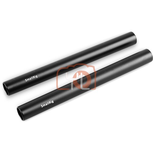 SmallRig 15mm Aluminum Rod (Pair, Black, 6