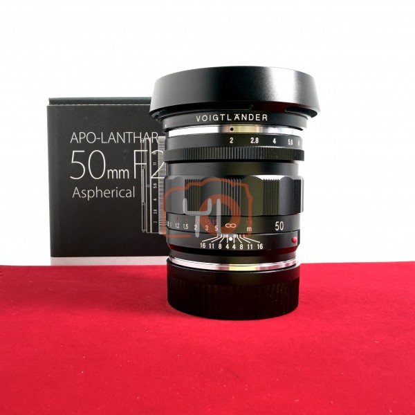 [USED-PJ33] Voigtlander 50MM F2 APO-Lanthar ASPH VM (Leica M), 95% Like New Condition (S/N:7353822)