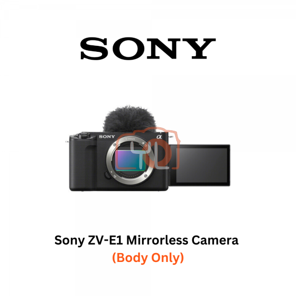Sony ZV-E1 Mirrorless Camera Body Only (Black) [ FREE Sony 64GB SF-M CARD + NP-FZ100]