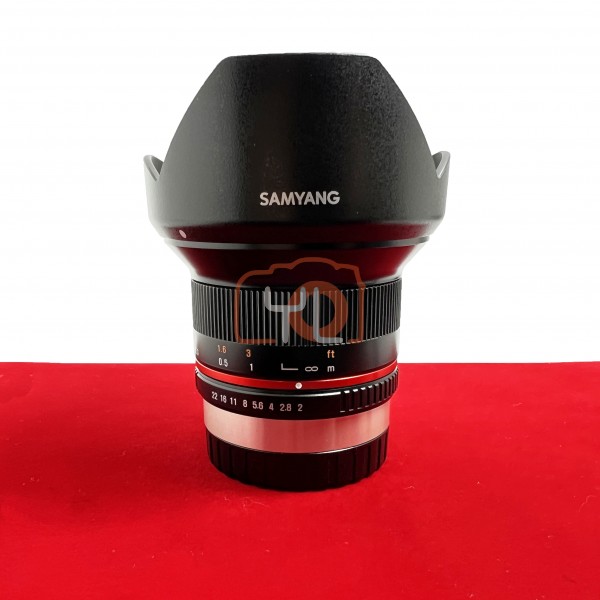 [USED-PJ33] Samyang 12mm F2 NCS CS (Fujifilm X),90% Like New Condition (S/N:CBP22261)