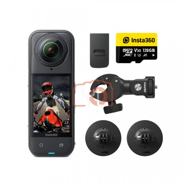 Insta360 X5 360° 8K Camera (Motorcycle Bundle)(Free memory card)