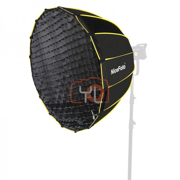 NiceFoto LED 120II Quick Set-Up Deep Parabollic Softbox With Grid