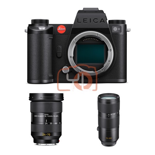 Leica SL3-S Mirrorless Camera with 24-70mm and 70-200mm Lenses Kit (EU/US/CN)