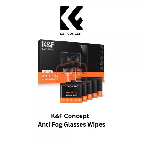 K&F Concept Anti Fog Glasses Wipes