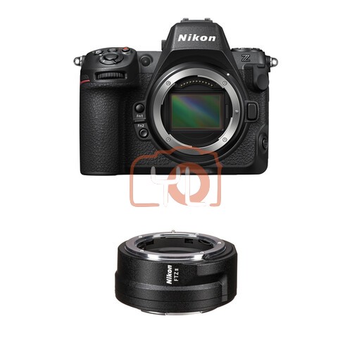 Nikon Z8 Mirrorless Camera + FTZ II Adapter  - Nikon 64GB XQD Card Redeem Online email to service@futuromic.com