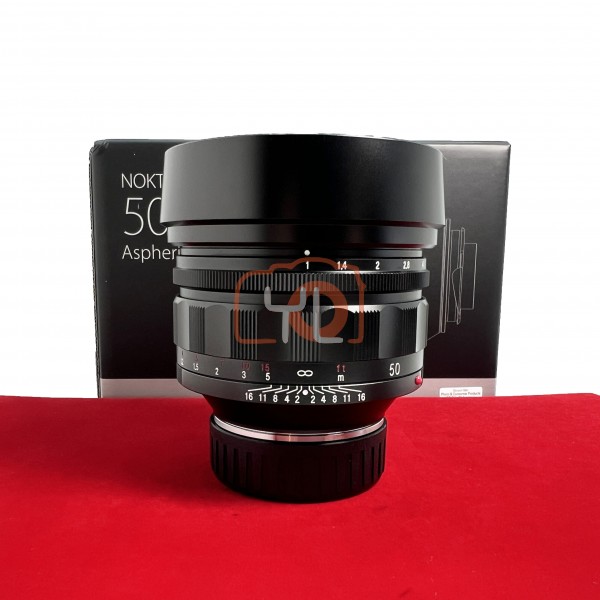 [USED-PJ33] Voigtlander 50mm F1.0 Nokton ASPH VM (Leica M) , 95% Like New Condition (S/N:7240857)