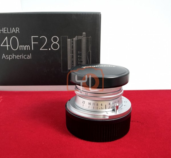 [USED-PJ33] Voigtlander 40mm F2.8 Heliar VM  (Leica M-Mount), 95% Like New Condition (S/N:7230364)
