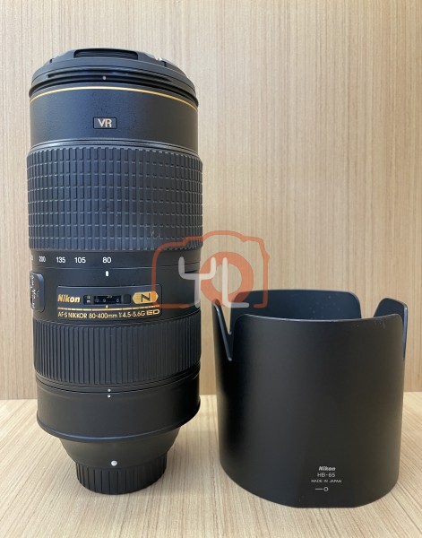 [USED @ IOI CITY]-Nikon AF-S NIKKOR 80-400mm F4.5-5.6G ED VR Lens,,90% Condition Like New,S/N:282909