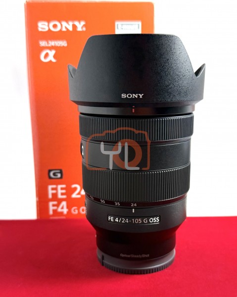 [USED PJ33] Sony 24-105mm F4 G OSS FE ,95% Like New Condition (S/N:1818846)