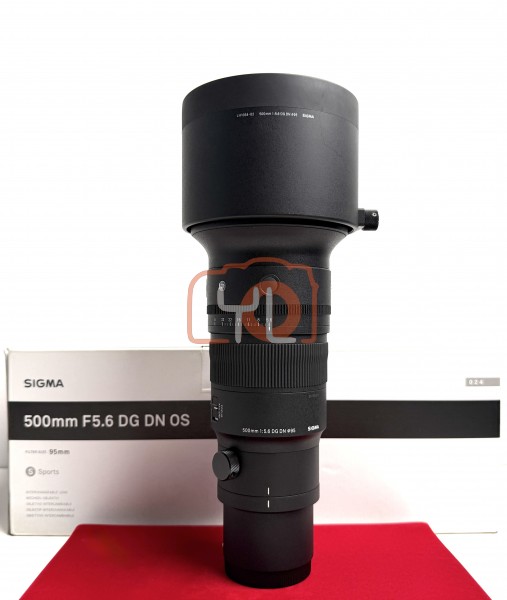 [USED-PJ33] Sigma 500mm F5.6 DG DN OS Sport (Sony FE), 95% Like New Condition (S/N:58103851)