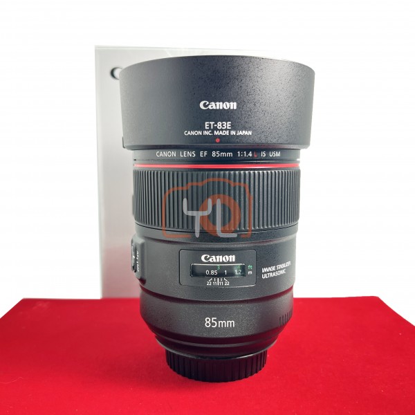 [USED-PJ33] Canon 85mm F1.4 L IS USM EF , 90% Like New Condition (S/N:6500001787)