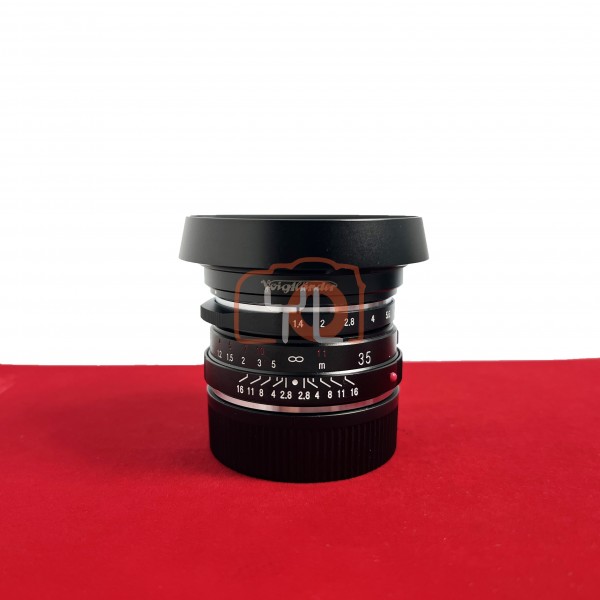 [USED-PJ33] Voigtlander 35mm F1.4 II MC Lens Nokton Classic VM (Leica M) , 95% Like New Condition (S/N:7336763)