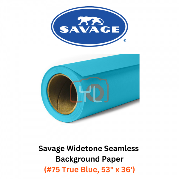 Savage Widetone Seamless Background Paper (#75 True Blue, 53