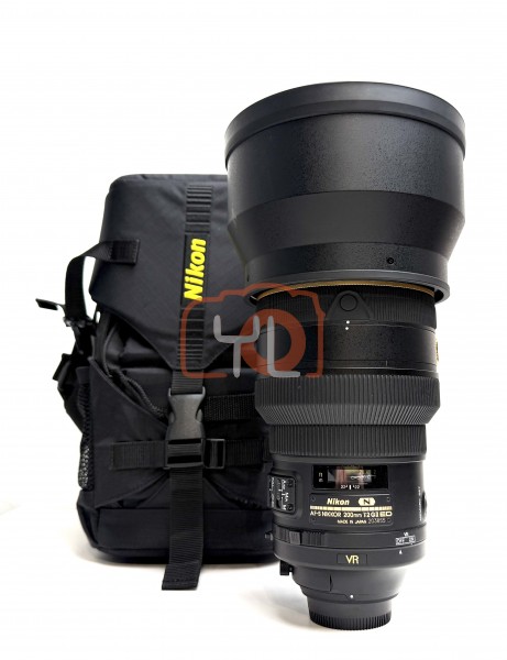 [USED-PJ33] Nikon 200mm F2 G VR II AFS, 95% Like New Condition (S/N:203855)