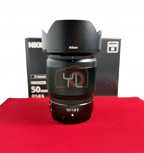 [USED-PJ33] Nikon Z 50mm F1.8 S, 99% Like New Condition (S/N:20211257)