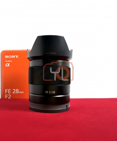 [USED-PJ33] Sony 28mm F2 FE , 90% Like New Condition, (S/N:265533)