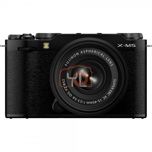 FUJIFILM X-M5 Camera Kit XC 15-45mm F3.5-5.6 Lens (Black) - Free Sandisk 32GB Ultra SD Card