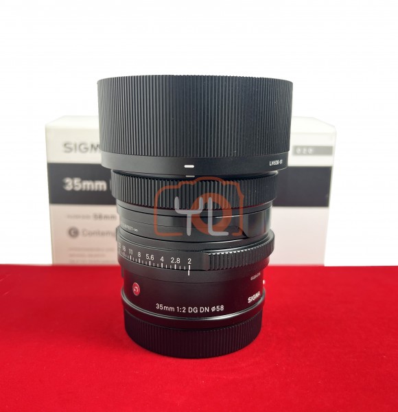 [USED-PJ33] Sigma 35mm F2 Contemporary DG DN (L-Mount), 95% Like New Condition (S/N:55264764)