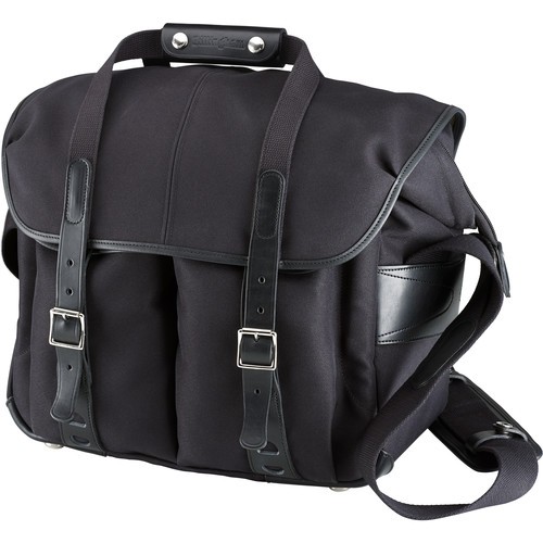 Billingham 307L Camera and Laptop Shoulder Bag (Black FibreNyte & Leather)