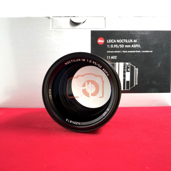 [USED-PJ33] Leica 50mm F0.95 Noctilux-M ASPH (Black) 11602 , 95% Like New Condition (S/N:4204813)