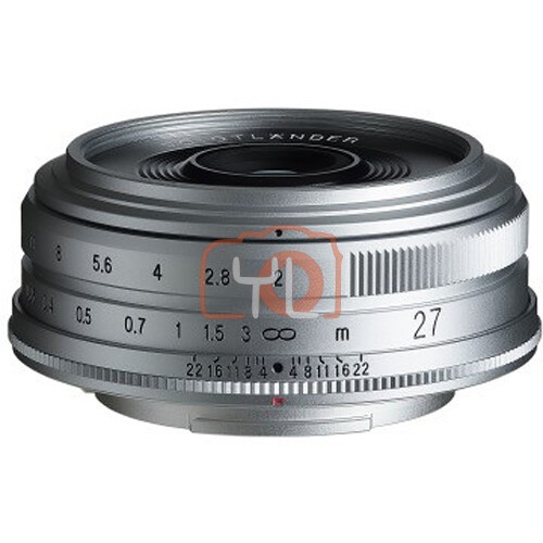 Voigtlander Ultron 27mm f2.0 Lens (Fujifilm X / Silver)