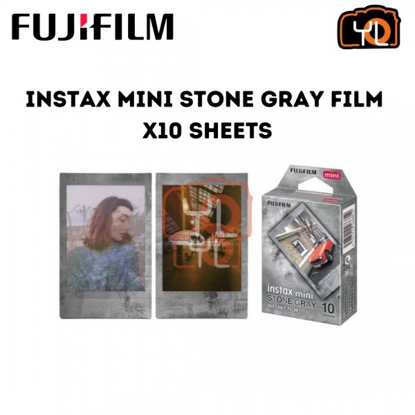 Fujifilm Instax Mini Stone Gray Film - 10 Sheets
