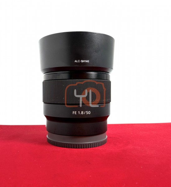 [USED-PJ33] Sony 50mm F1.8 FE , 80% Like New Condition (S/N:398364)