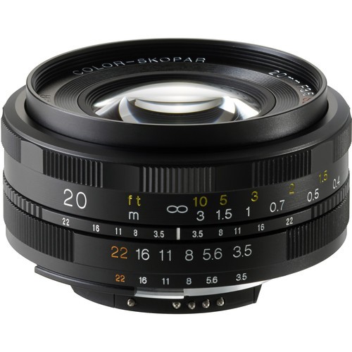 Voigtlander 20mm F3.5 Color-Skopar SL II N Aspherical Lens (For Nikon F)