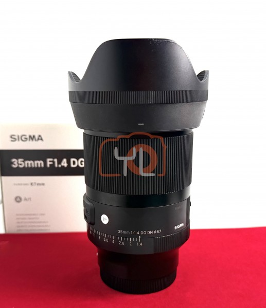 [USED-PJ33] Sigma 35mm F1.4 DG DN ART (Sony FE), 95% Like New Condition (S/N:56660372)