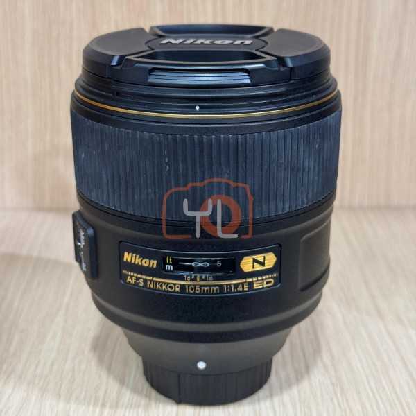 [USED-LowYat G1] Nikon 105MM F1.4 E AFS 95%LIKE NEW CONDITION SN:2006705