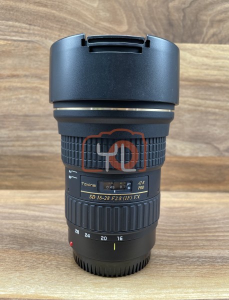 [USED @ YL LOW YAT]-Tokina 16-28mm F2.8 AT-X PRO FX Lens For Canon,90% Condition Like New,S/N:8618338