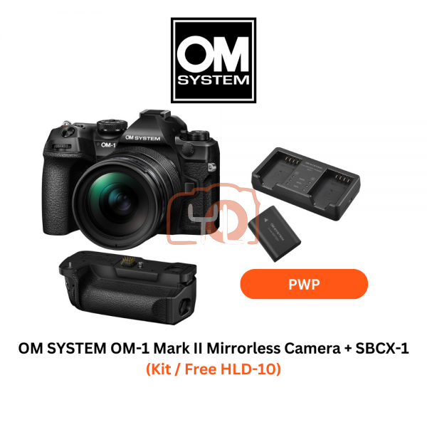 OM SYSTEM OM-1 Mark II with 12-40mm f2.8 Lens + PWP SBCX-1
