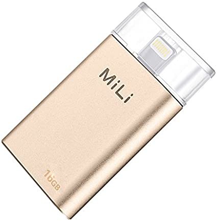 MiLi iData 16GB Flash Drive (GOLD) for Apple Lightning Devices