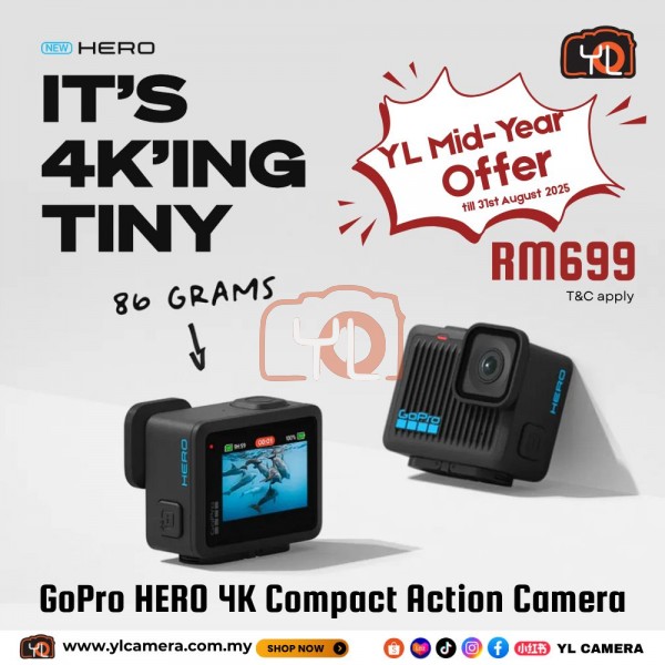 GoPro HERO Tiny 4K Compact Action Camera