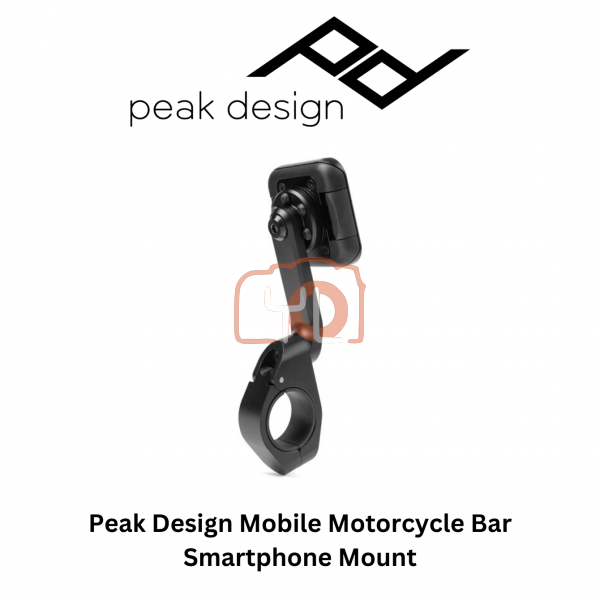 Peak Design Mobile Motorcycle Bar Smartphone Mount M-MM-AB-BK-1