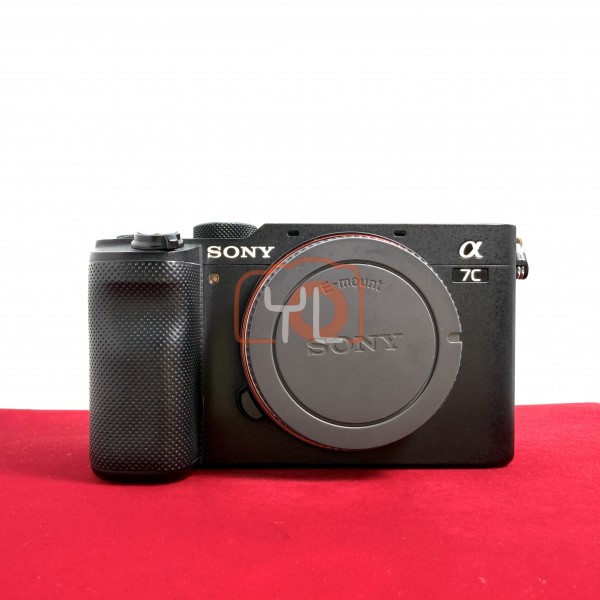 [USED-PJ33] Sony A7C Body Black (Shutter Count: 87K) ,80% Like New Condition (S/N:7224645)