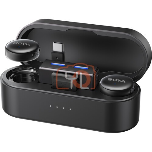 BOYA BOYALINK 3 AI-Powered 2-Person Wireless Microphone System for Cameras and Mobile Devices (2.4 GHz)