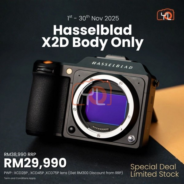 Hasselblad X2D II 100C Medium Format Mirrorless Camera