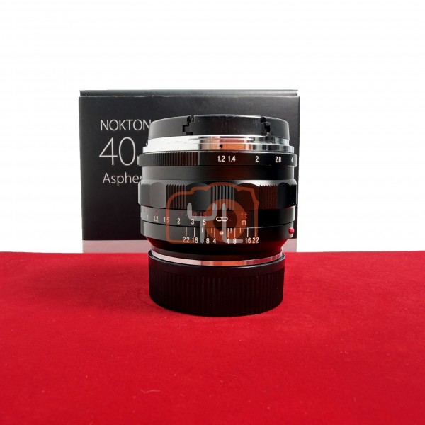 [USED-PJ33] Voigtlander 40mm F1.2 Nokton ASPH (Leica M) (No Hood), 95% Like New Condition (S/N:8841346)