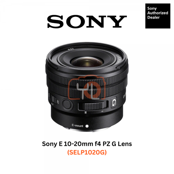 Sony E PZ 10-20mm F4 G Lens (SELP1020G)