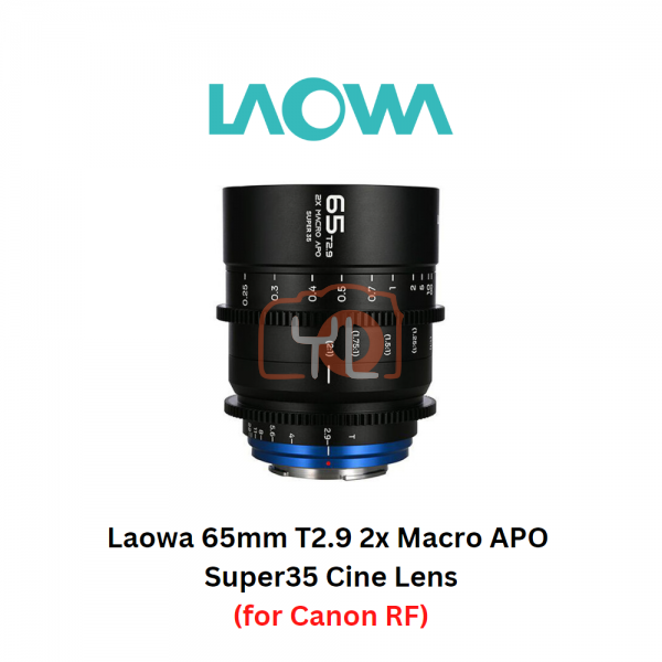 Venus Optics Laowa 65mm T2.9 2x Macro APO Super35 Cine Lens (Canon RF)
