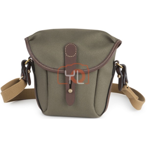 Billingham Galbin 8 Binocular Case (Sage FibreNyte with Chocolate Leather Trim)