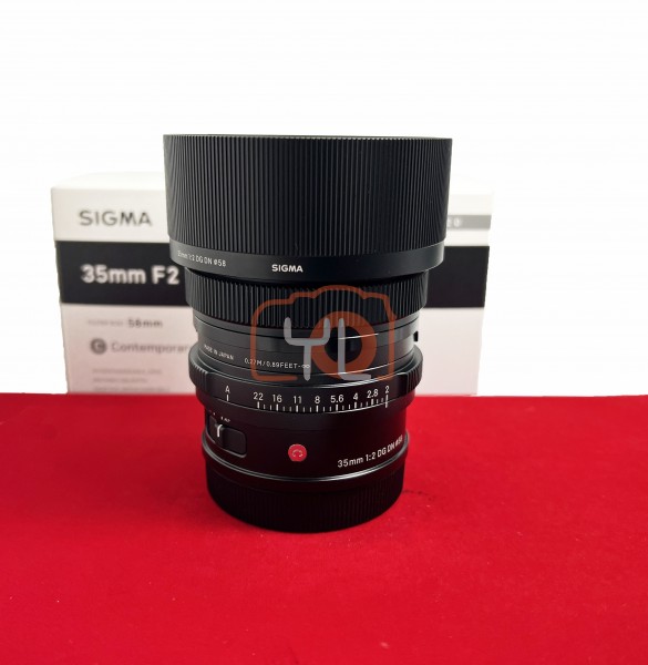 [USED PJ33] Sigma 35mm F2.8 DG DN Contemporary Lens (L-Mount) , 95% Like New Condition (S/N:55262643)