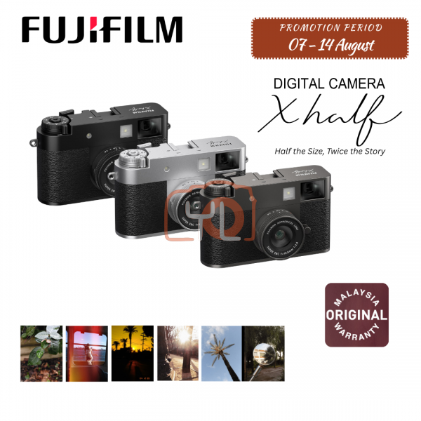 FUJIFILM X half Digital Camera (White)