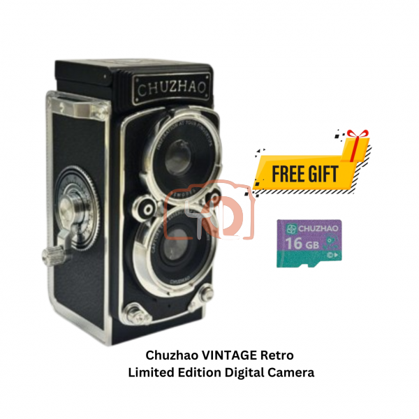 Chuzhao VINTAGE Retro Limited Edition Digital Camera (Free 16GB micro SD card)